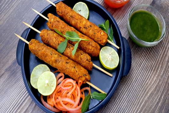 Veg seekh kabab
