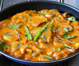 Mushroom  Paneer Masala