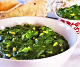 Corn Palak Paneer